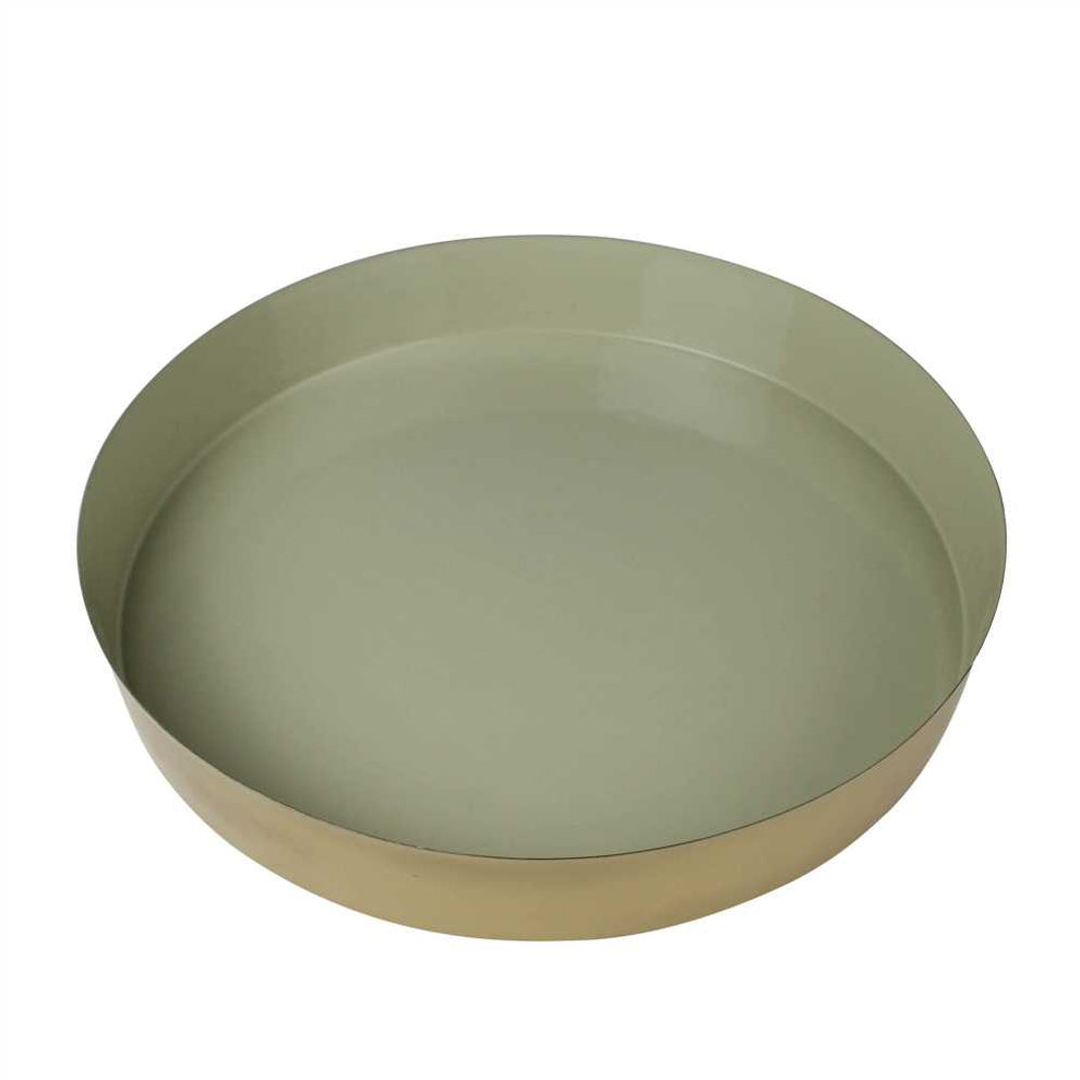 Enamel Trays, Set of 3, Putty-3