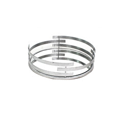 Silver Minimalist Line Mirror Tray By Homeroots