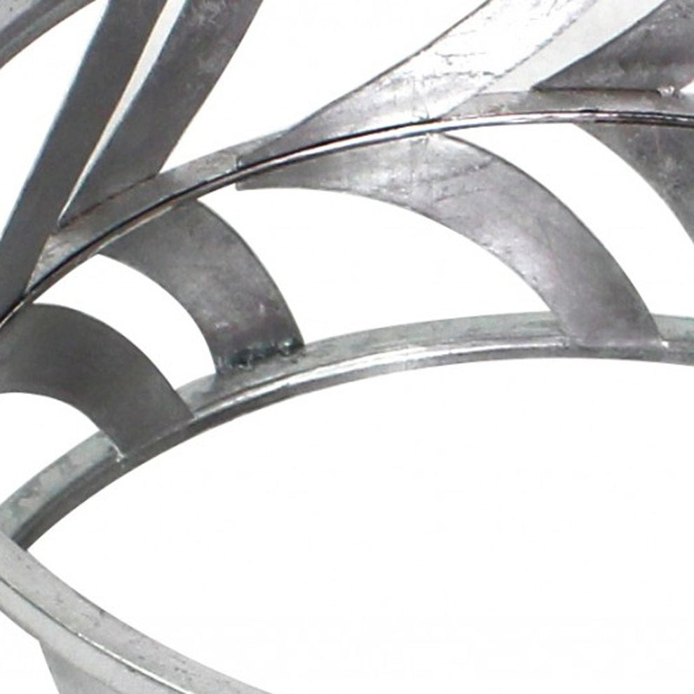 Silver Streamline Mirror Tray By Homeroots | Trays | Modishstore - 5