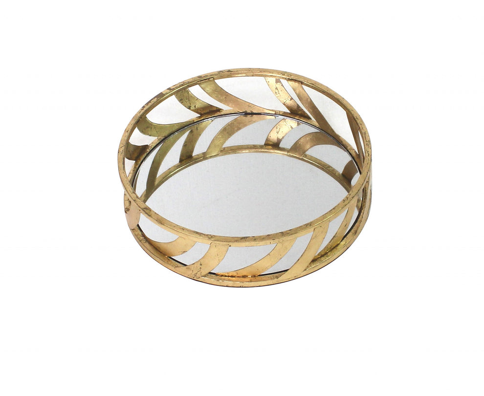 Silver Streamline Mirror Tray By Homeroots | Trays | Modishstore - 8