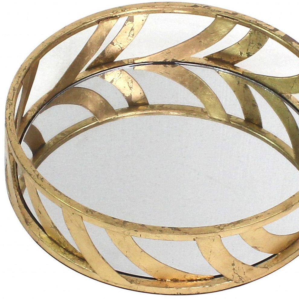 Silver Streamline Mirror Tray By Homeroots | Trays | Modishstore - 9