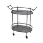 Bronze Antique Oval Service Cart By Homeroots | Bar Carts | Modishstore