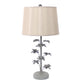 Gray Rustic Flowering Tree - Table Lamp By Homeroots