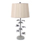 Gray Rustic Flowering Tree - Table Lamp By Homeroots | Table Lamps | Modishstore