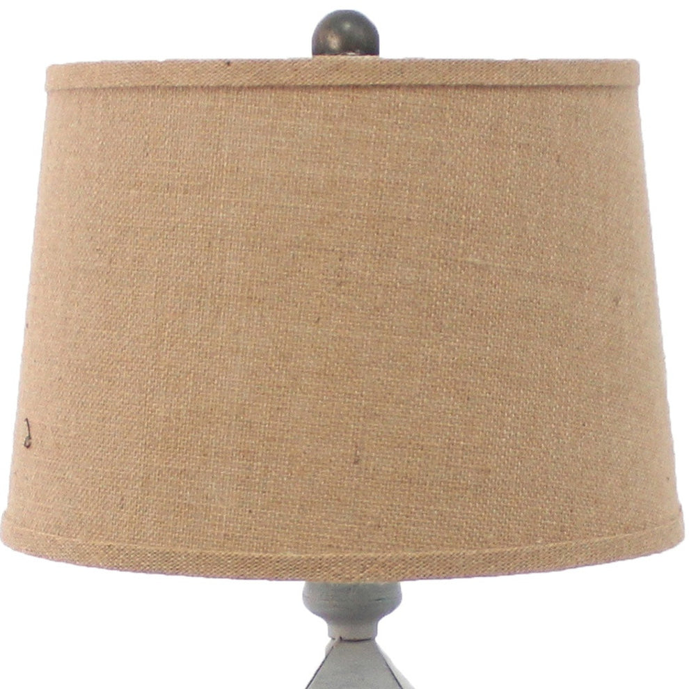 Gray Country Cottage Castle - Table Lamp By Homeroots | Table Lamps | Modishstore - 3