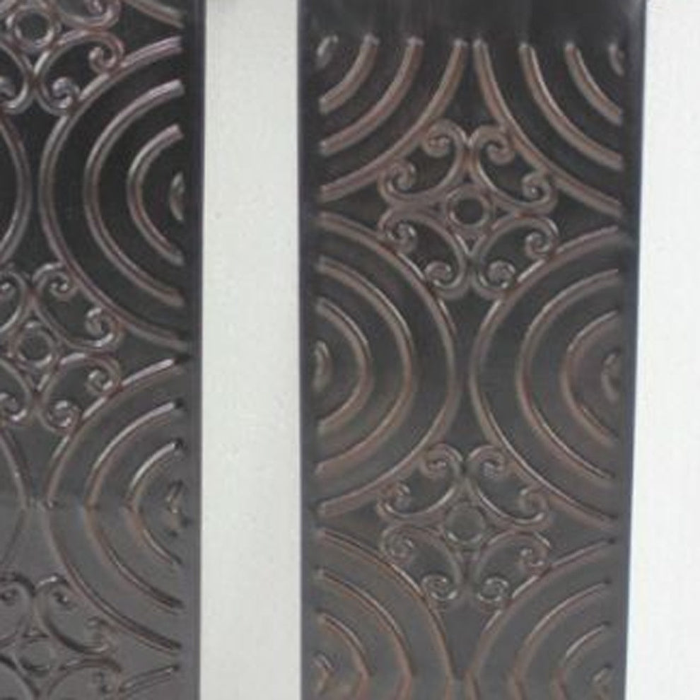 Brown, Vintage, Metal - Wall Candle Holder Sconce Set By Homeroots | Candle Holders | Modishstore - 5