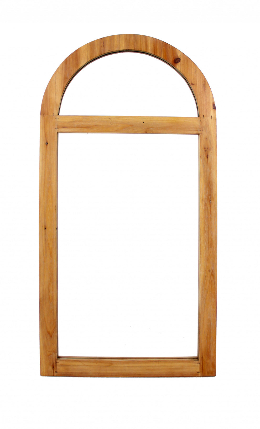 Brown Rustic With Minimalist Window Frame Dressing Mirror By Homeroots | Mirrors | Modishstore - 3