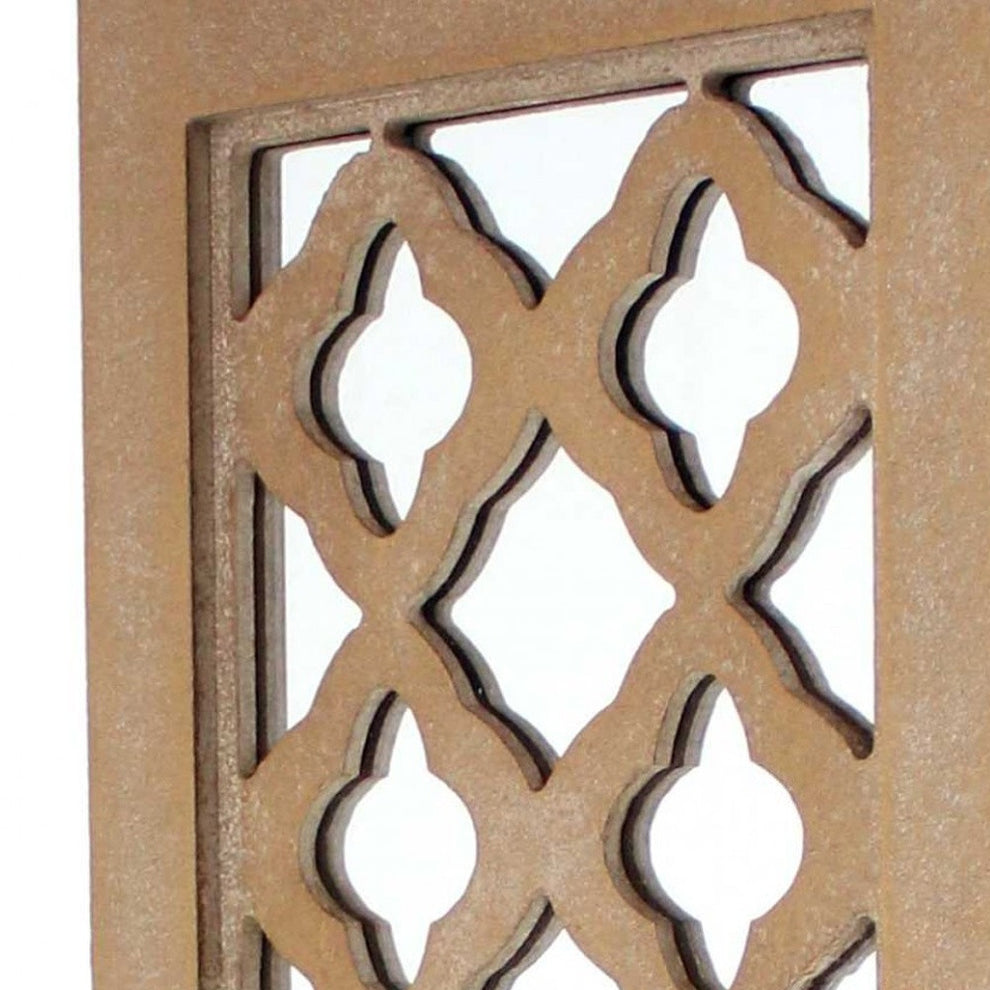 Tan Wooden Cross - Candle Holder Sconce By Homeroots | Candle Holders | Modishstore - 5