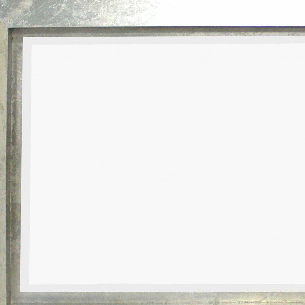 Silver Rectangular Cosmetic Mirror By Homeroots | Mirrors | Modishstore - 4