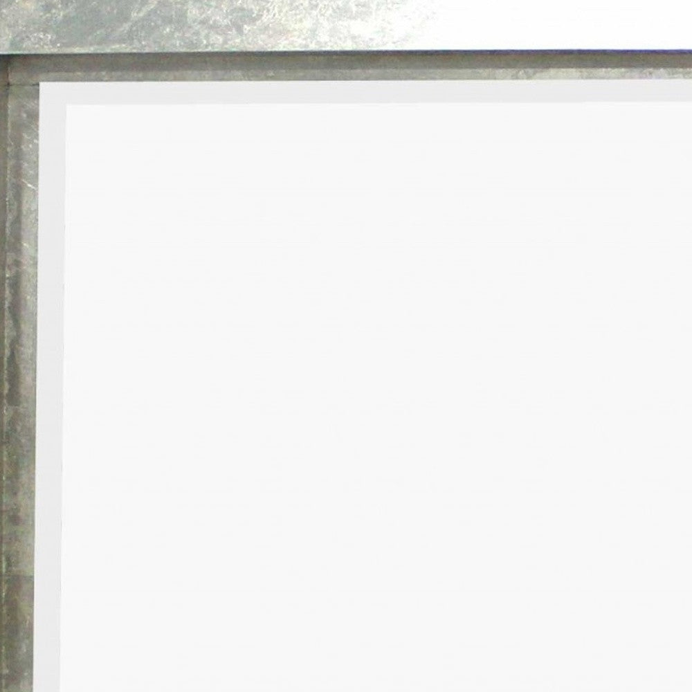 Silver Rectangular Cosmetic Mirror By Homeroots | Mirrors | Modishstore - 5