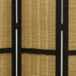 Dark Brown and Natural Willow 3 Panel Room Divider Screen By Homeroots | Room Dividers | Modishstore - 2