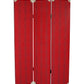 Red Wood Screen By Homeroots - 274691 | Room Dividers | Modishstore - 2