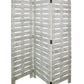 White Wood Garden Screen By Homeroots | Room Dividers | Modishstore - 2