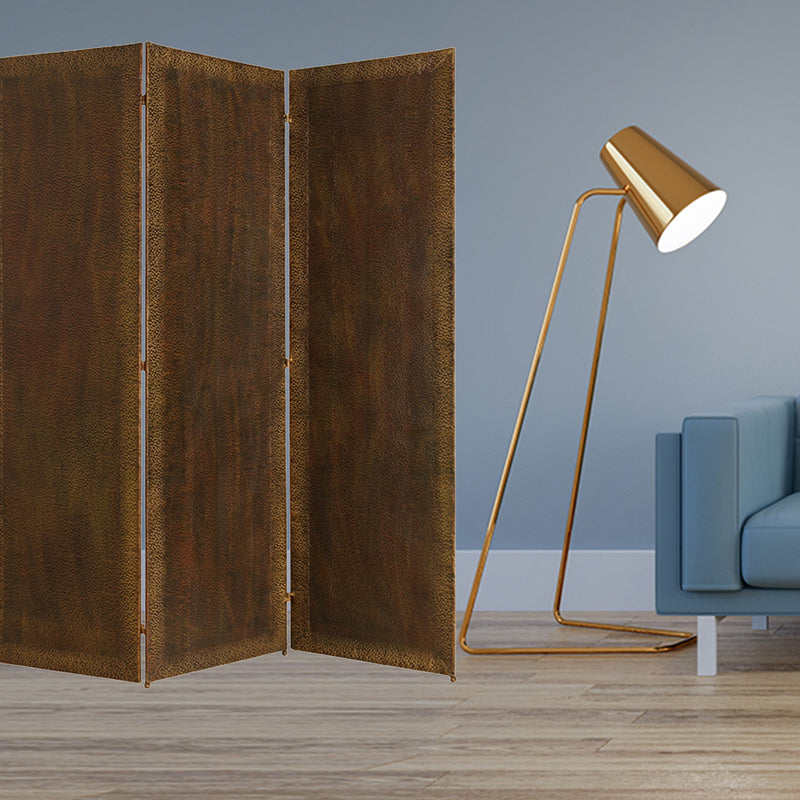 Bronze Wood Forger Screen By Homeroots | Room Dividers | Modishstore
