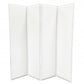 White Faux leather Screen By Homeroots | Room Dividers | Modishstore
