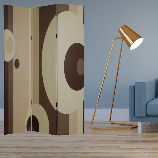 Multi Color Wood Canvas 3 Panel Screen By Homeroots - 274749 | Room Dividers | Modishstore