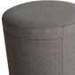 Gray Tweed Storage Ottoman By Homeroots | Ottomans | Modishstore - 5