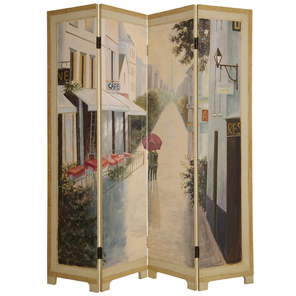 Multi Color Paris Promenade Wood Screen By Homeroots | Room Dividers | Modishstore - 2