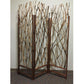 Brown Wood Tree Screen By Homeroots | Room Dividers | Modishstore - 2