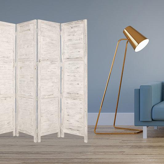 White Wood Screen By Homeroots | Room Dividers | Modishstore