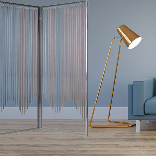 Silver Metal Screen By Homeroots - 274895 | Room Dividers | Modishstore