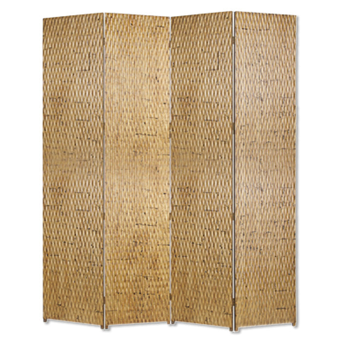 Gold Wood Screen By Homeroots | Room Dividers | Modishstore