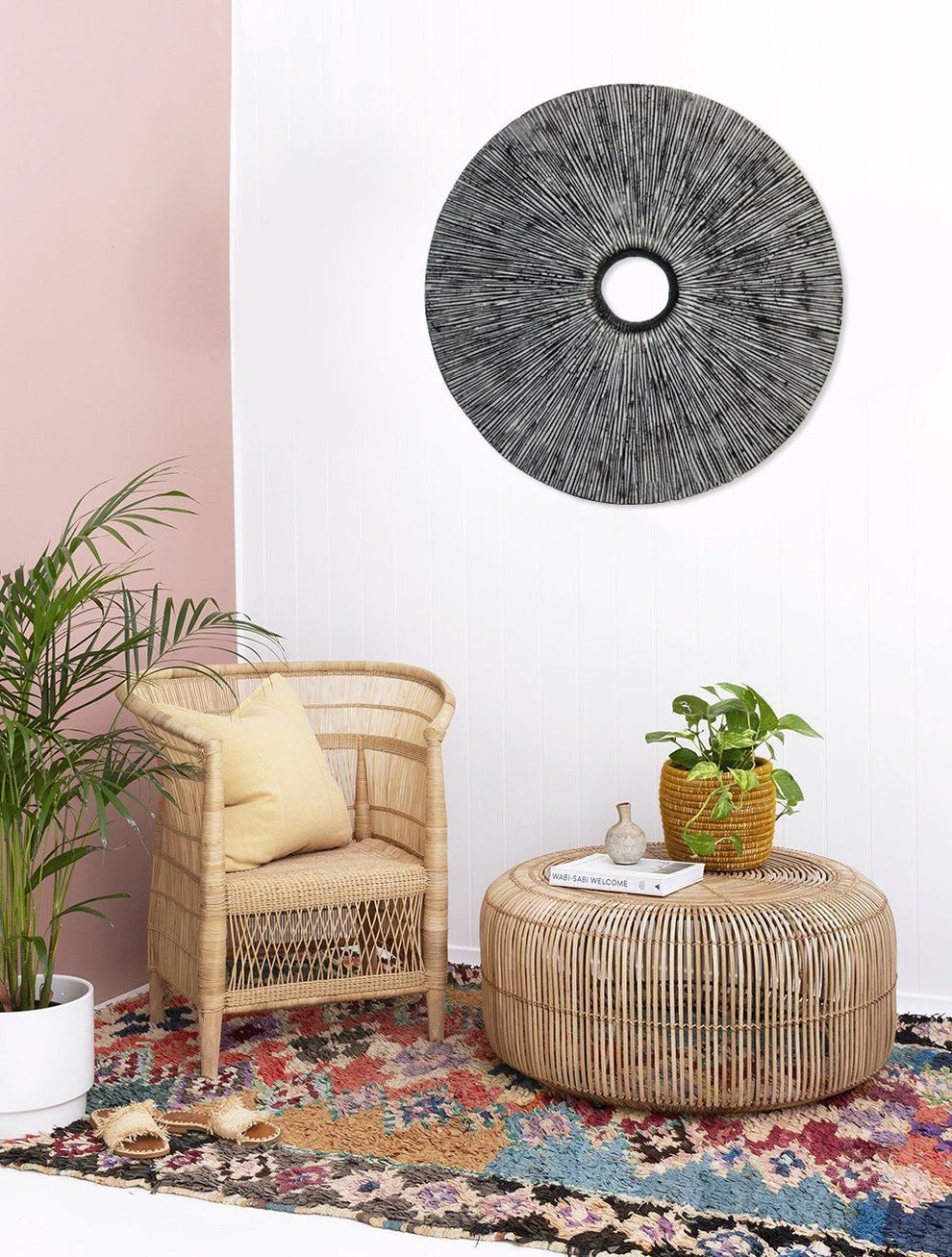 30 Contemporary Grey Round Rib Wall Art By Homeroots | Wall Decor | Modishstore - 4