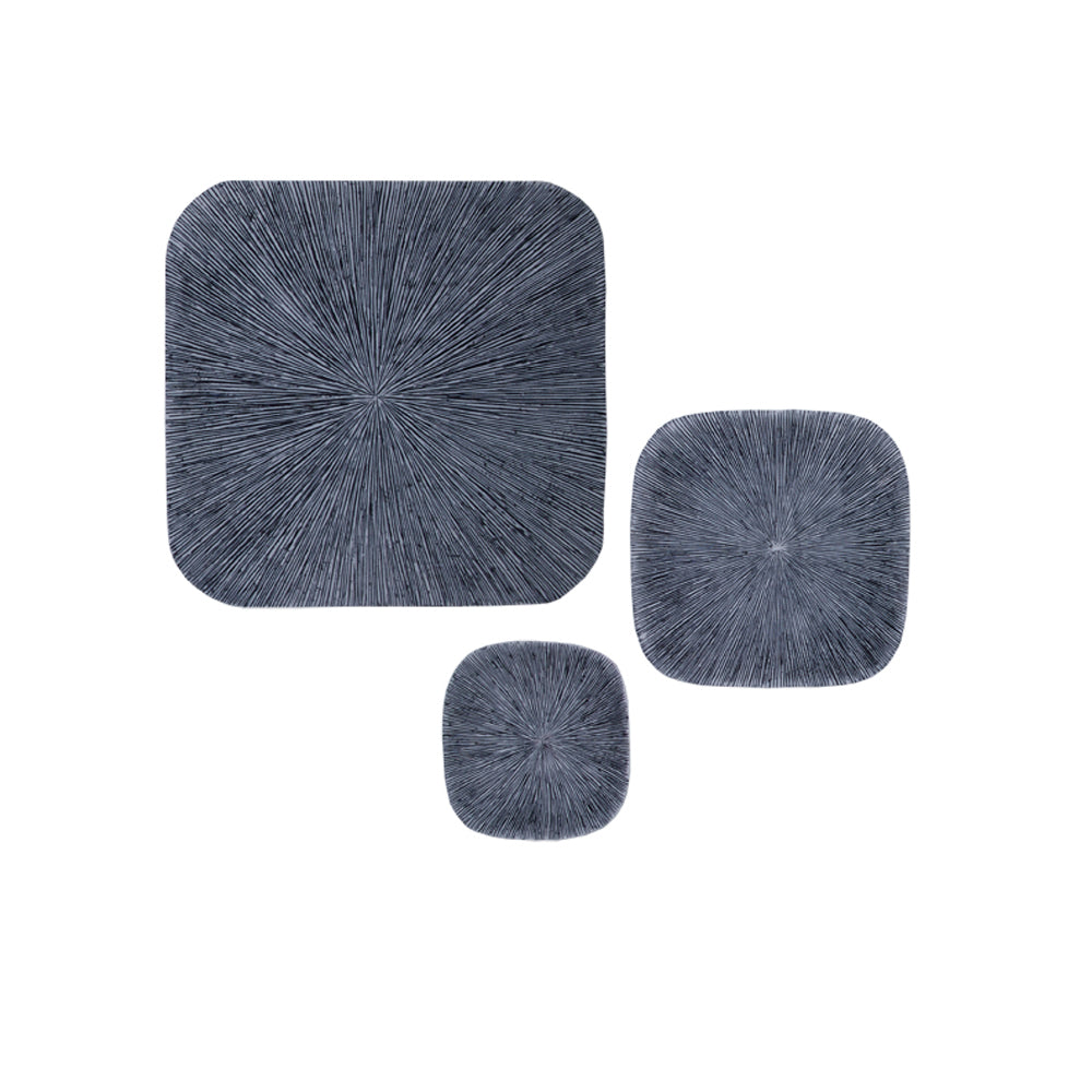 Sandstone, Ribbed Concave, Square - Wall Decor By Homeroots | Wall Decor | Modishstore - 2