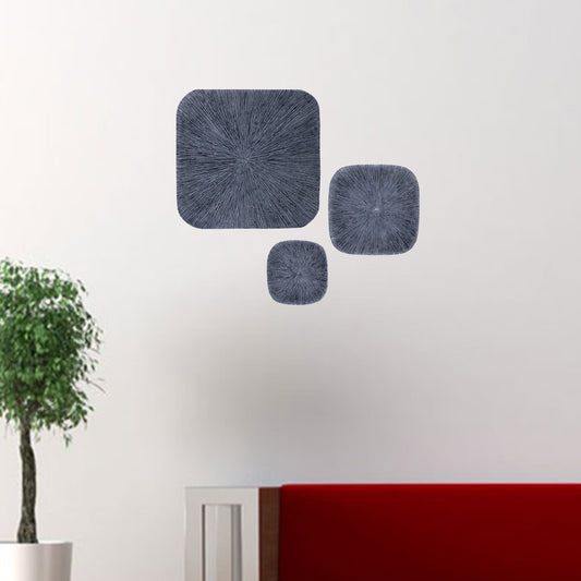 Sandstone, Ribbed Concave, Square - Wall Decor By Homeroots | Wall Decor | Modishstore