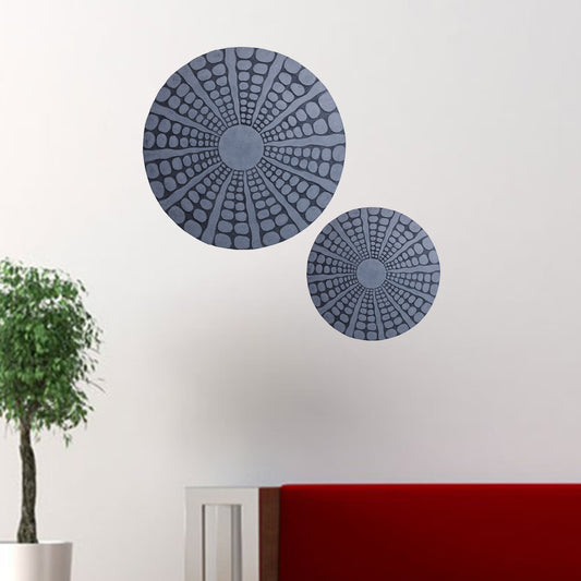 Sandstone, Fine Polished, Round with Stardust Pebble Finish - Wall Decor By Homeroots | Wall Decor | Modishstore