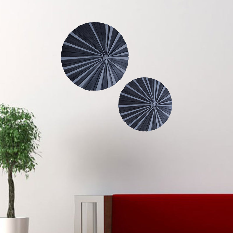 Sandstone, Fine Polished, Round with Stardust Ribbed Finish - Wall Decor By Homeroots | Wall Decor | Modishstore