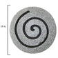 19" Gray Round Modern Spiral Wall Art By Homeroots | Wall Decor | Modishstore - 3