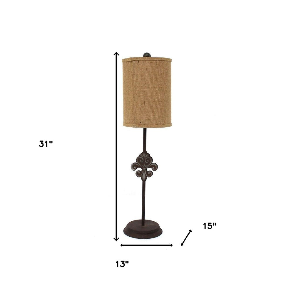 Bronze Traditional - Table Lamp By Homeroots | Table Lamps | Modishstore - 2