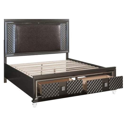 Sawyer Eastern King Bed By Acme Furniture | Beds | Modishstore