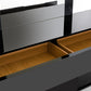 Modern Black Crocodile Finish 3 Drawer Dresser By Homeroots | Dressers | Modishstore - 2