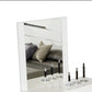41" White MDF and Glass Mirror By Homeroots | Mirrors | Modishstore