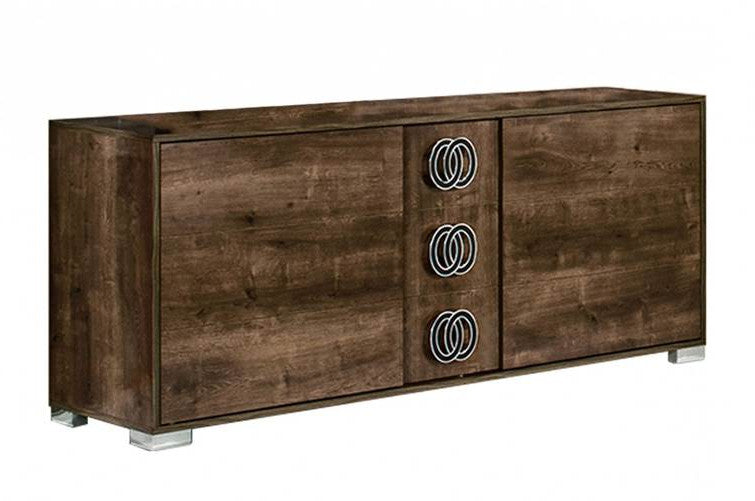 Modern Rustic Italian 3 Drawer Dresser By Homeroots | Dressers | Modishstore - 3