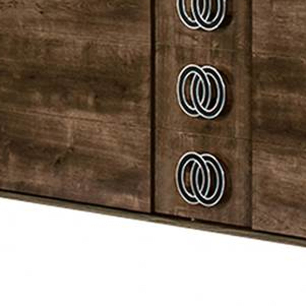 Modern Rustic Italian 3 Drawer Dresser By Homeroots | Dressers | Modishstore - 5