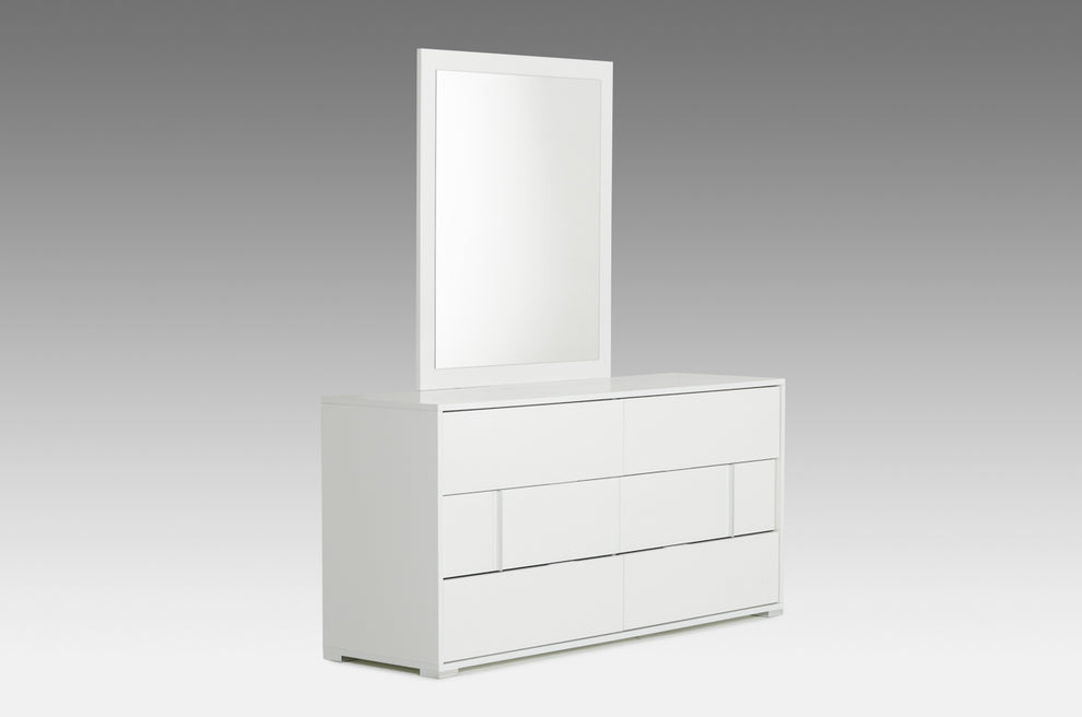 30 White MDF Dresser By Homeroots | Dressers | Modishstore - 2