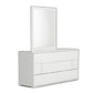 30 White MDF Dresser By Homeroots | Dressers | Modishstore - 5