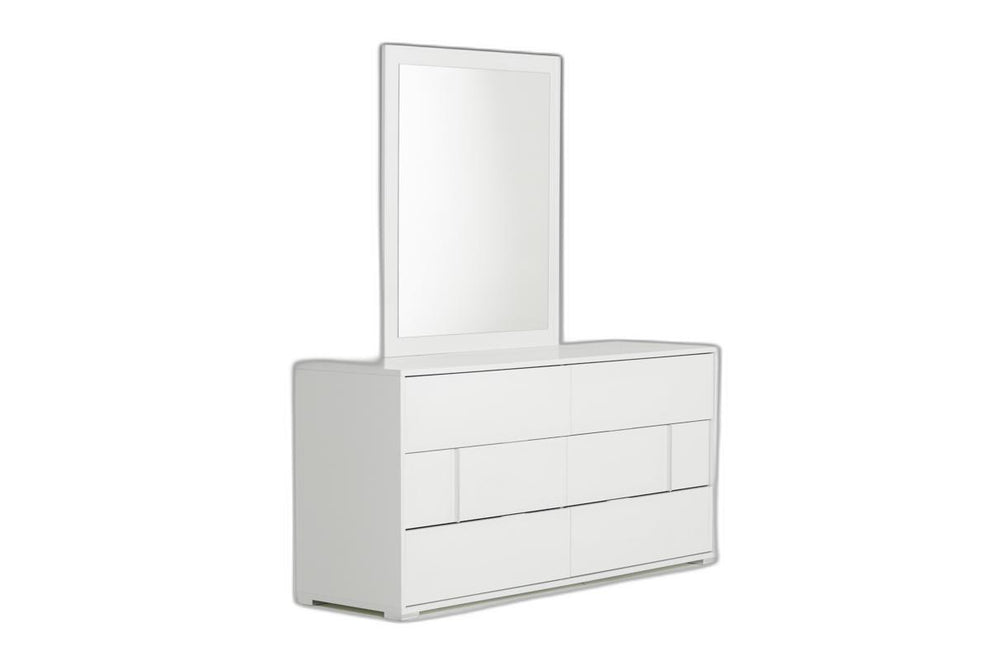30 White MDF Dresser By Homeroots | Dressers | Modishstore - 5