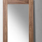 79" Walnut MDF Veneer and Glass Mirror By Homeroots | Mirrors | Modishstore - 4