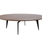 11' Walnut Veneer and Metal Coffee Table Set By Homeroots | Coffee Tables | Modishstore - 4