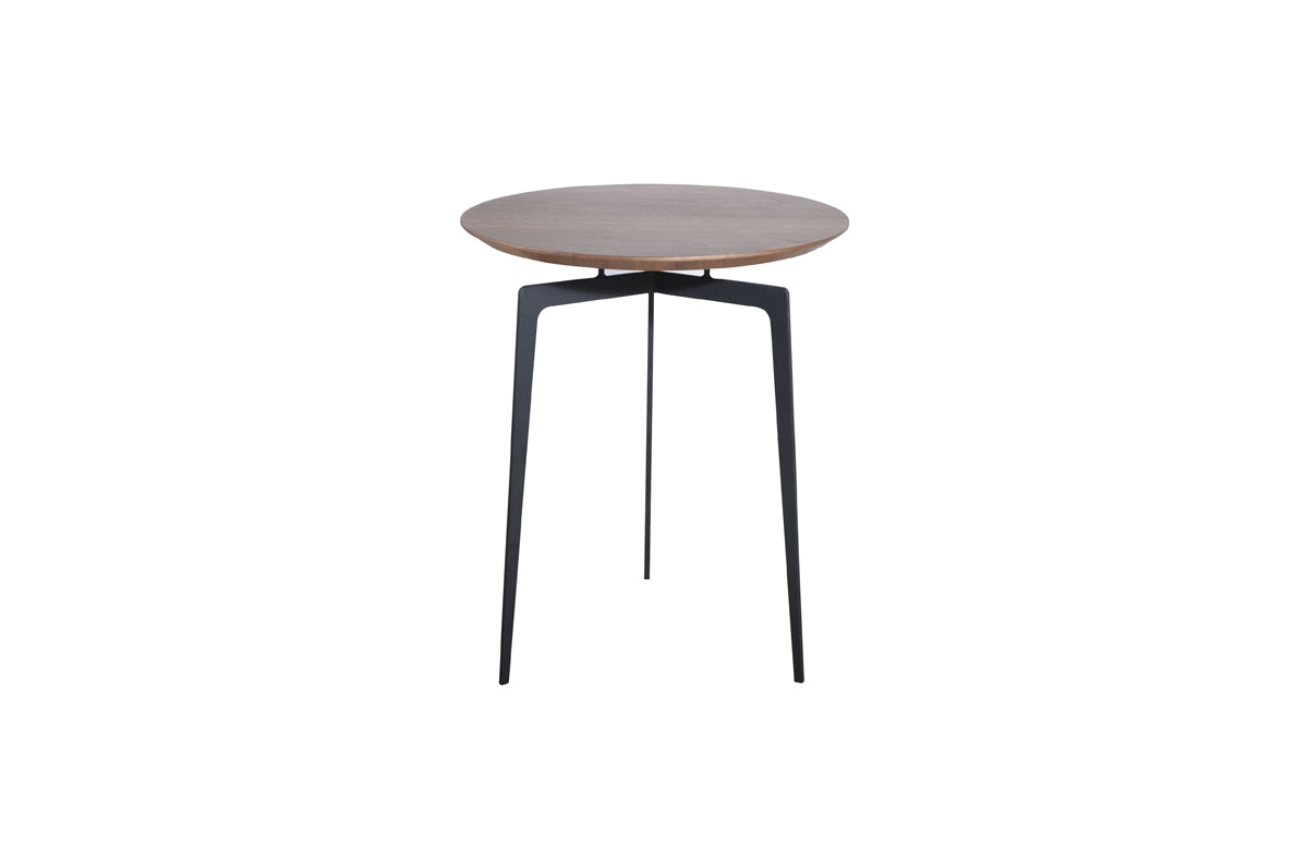 11' Walnut Veneer and Metal Coffee Table Set By Homeroots | Coffee Tables | Modishstore - 5