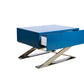 Contemporary Blue And Chrome Night Stand By Homeroots | Nightstands | Modishstore - 2