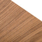 30 Walnut Veneer and Steel Office Desk By Homeroots | Desks | Modishstore - 3