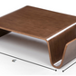 11' Walnut Plywood Coffee Table By Homeroots | Coffee Tables | Modishstore - 2