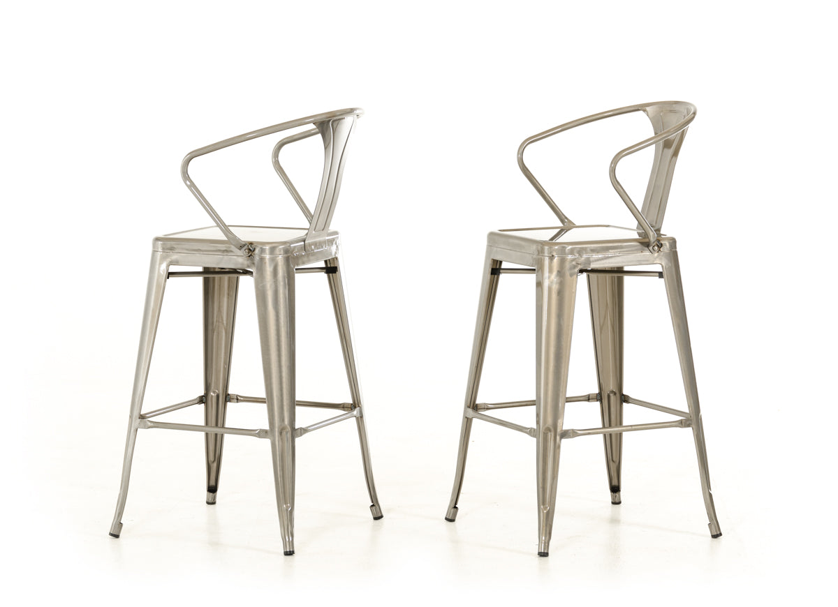 33' Steel Bar Stool By Homeroots | Bar Stools | Modishstore