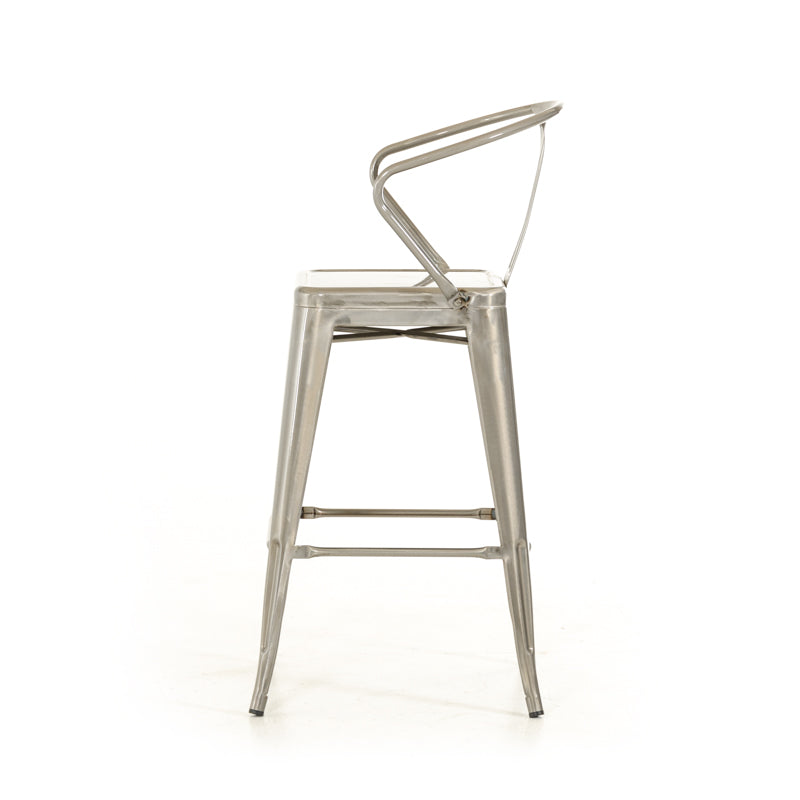 33' Steel Bar Stool By Homeroots | Bar Stools | Modishstore - 3