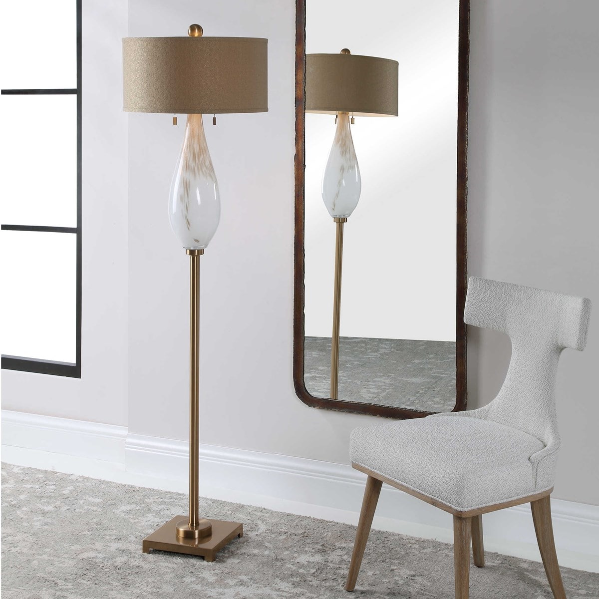 Uttermost Cardoni Floor Lamp | Modishstore | Floor Lamps-7